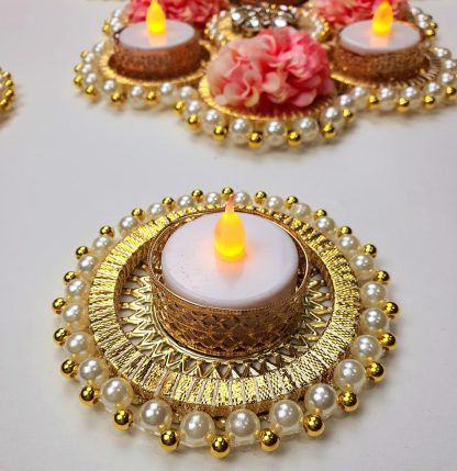 Rangoli for Diwali with Tealight Holders - Diwali Decoration Set - Image 2