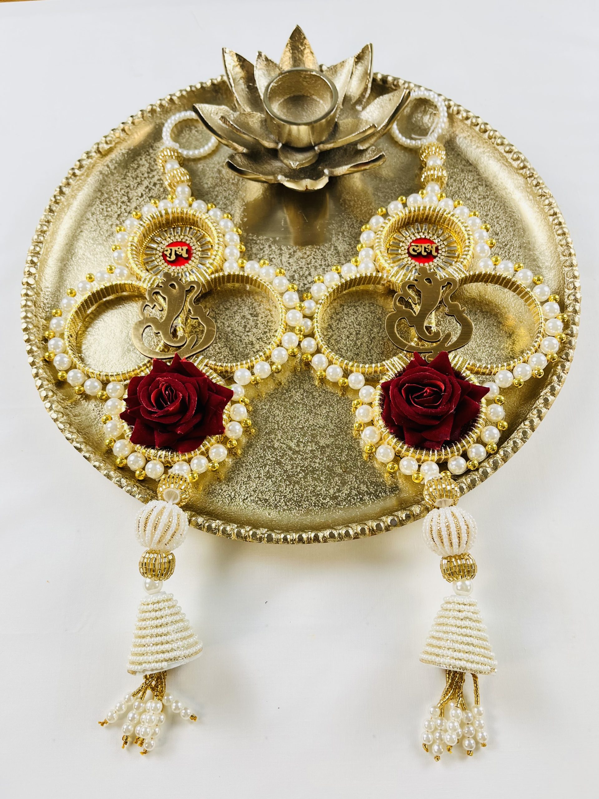 Shubh Labh Ganesh Door Hanging - Indian Festive Puja Decor - Image 2