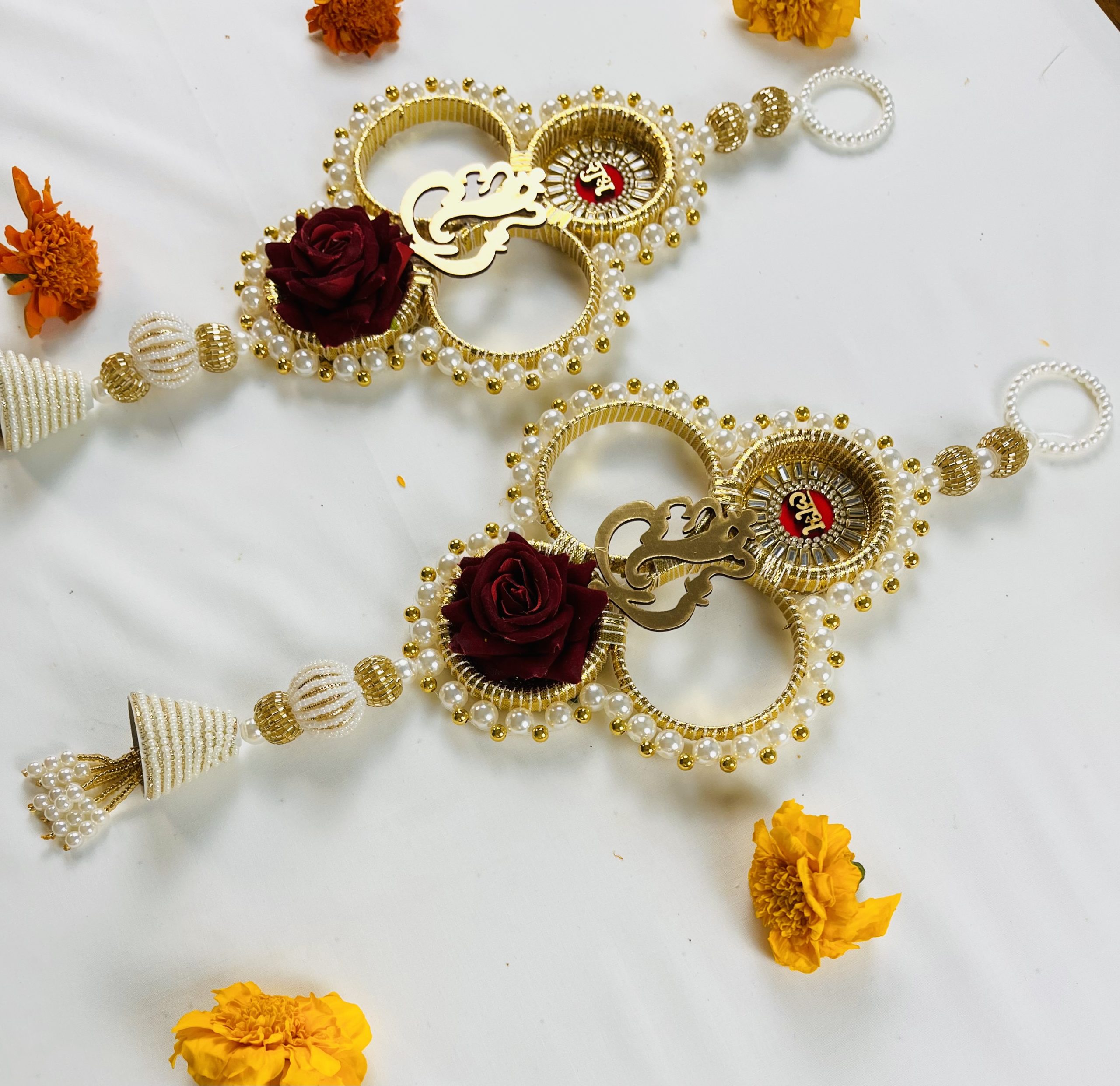 Shubh Labh Ganesh Door Hanging - Indian Festive Puja Decor - Image 3