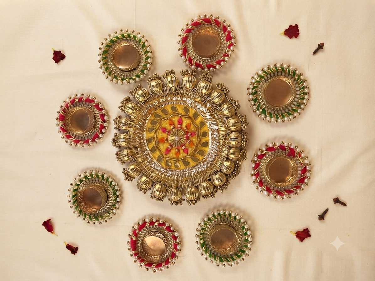 Wooden Rangoli for Diwali